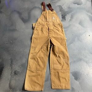 Vintage Carhartt Carpenter Work Overalls Sz 36x30